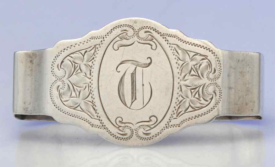 Sterling Hollowware Oblong Napkin Ring by Webster Co-1