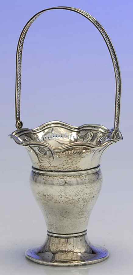 Sterling Hollowware 3" Candy/Nut Basket by Webster Co-1