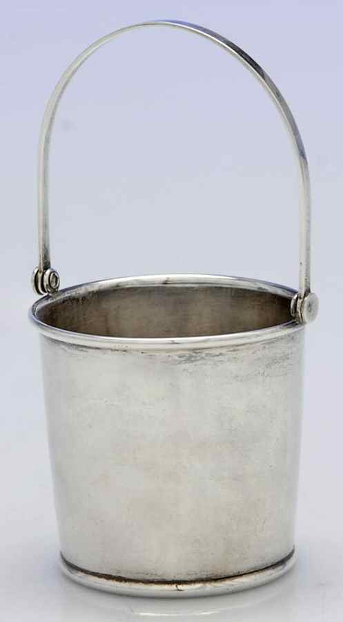 Sterling Hollowware Fire Water Bucket Jigger by Webster Co-1