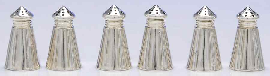 Sterling Hollowware Individual Salt and Pepper (3 Sets) by Webster Co-1