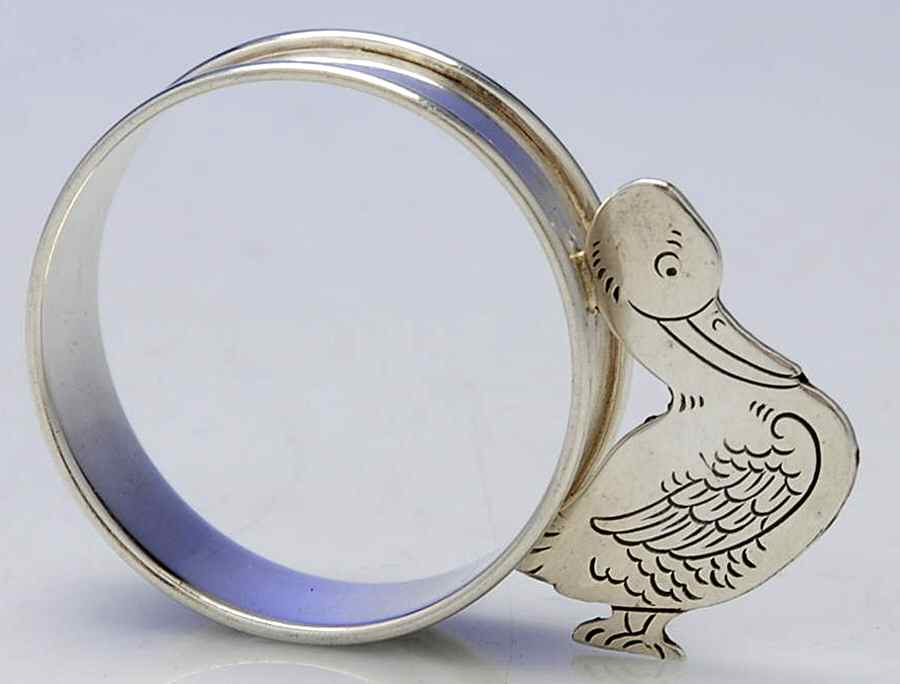 Sterling Hollowware Napkin Ring by Webster Co-1