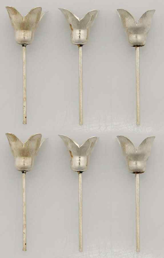 Sterling Hollowware Cake Candleholder (Set of 6) by Webster Co-1