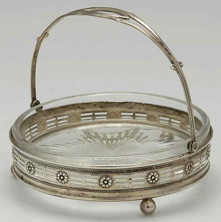 Sterling Hollowware Wine Bottle Coaster by Webster Co-1