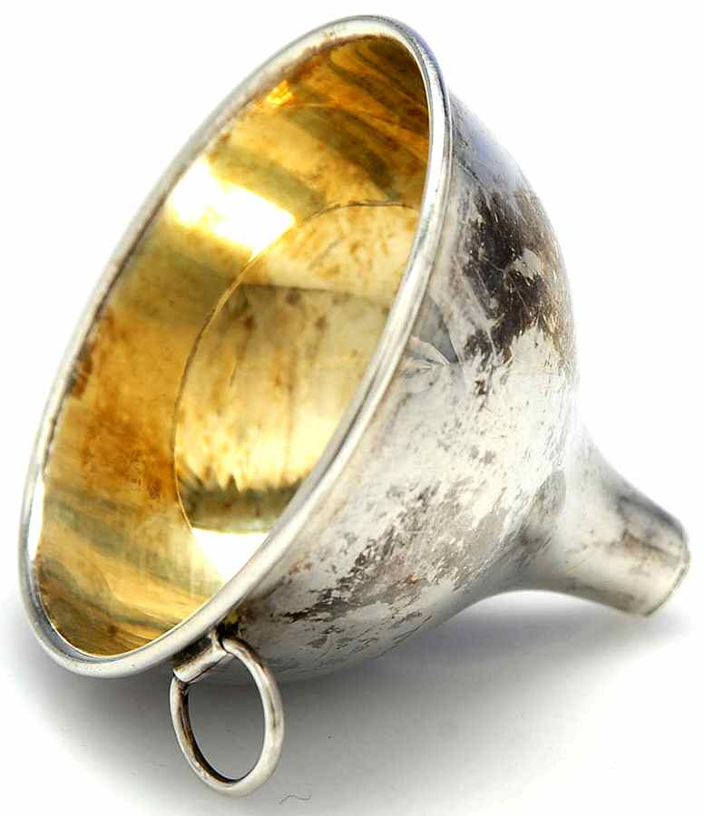 Sterling Hollowware Hip Flask Funnel by Webster Co-1