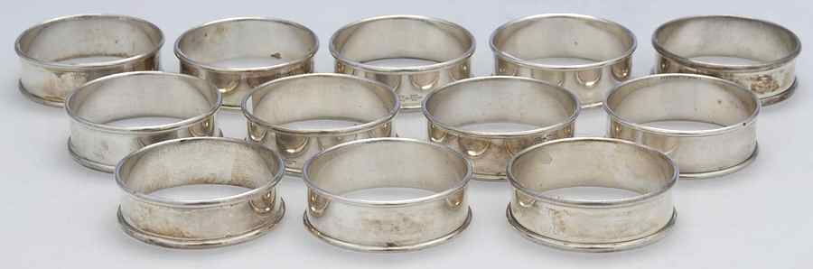 Sterling Hollowware Napkin Ring - Set of 12 by Webster Co-1