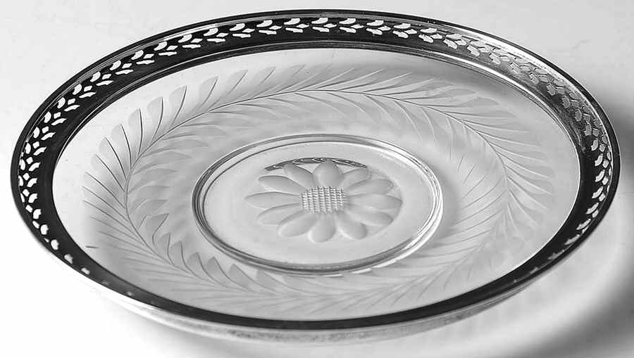 Sterling Hollowware Saucer (No Indentation) by Webster Co-1