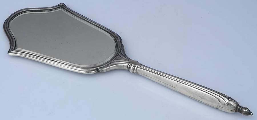 Sterling Hollowware Mirror with Handle by Webster Co-1