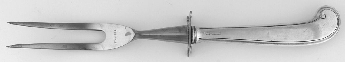 WSC13 (STERLING) Small Steak Carving Fork with Stainless Prongs by Webster Co-1
