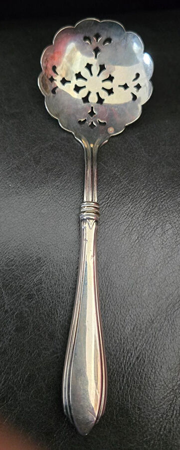 WSC3 (STERLING) Bon Bon Spoon, Silverplate Bowl by Webster Co-1