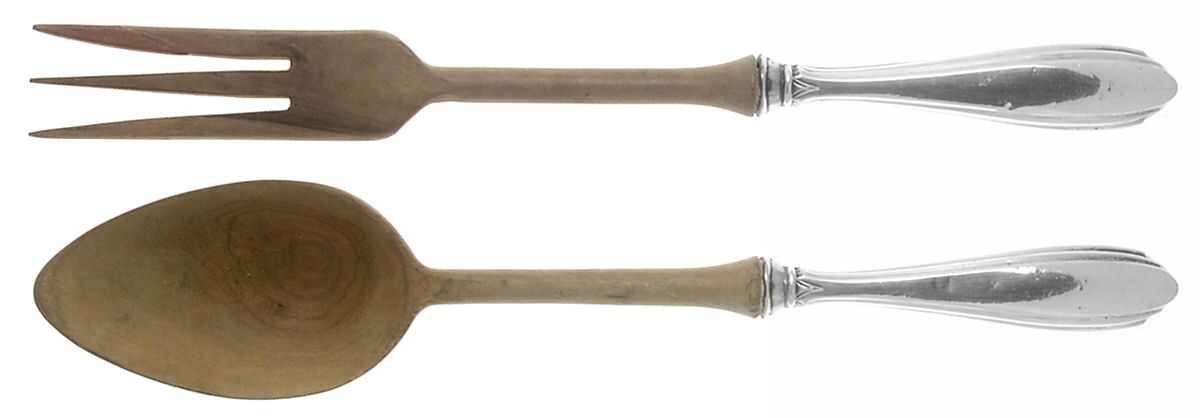 WSC3 (STERLING) Wooden Bowl 2-Piece Salad Set by Webster Co-1