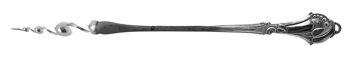 WSC4 (STERLING) One Tine Butter Pick by Webster Co-1