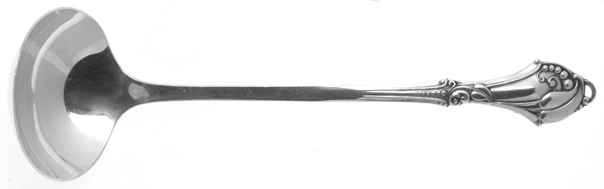 WSC4 (STERLING) Solid Piece Cream Ladle by Webster Co-1