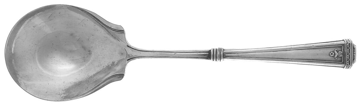 WSC5 (STERLING) Casserole Spoon with Smooth Silverplate Bowl by Webster Co-1