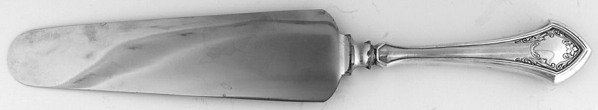 WSC6 (STERLING) Cake Knife with Silverplate Blade by Webster Co-1