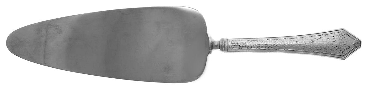 WSC9 (STERLING) Pie Server with Silverplate Blade by Webster Co-1