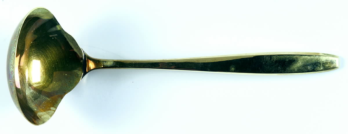Golden Autumn Symphony (Gold Electroplate) Solid Gravy Ladle by Westminster-1