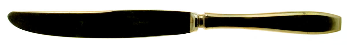 Golden Autumn Symphony (Gold Electroplate) Modern Solid Knife by Westminster-1