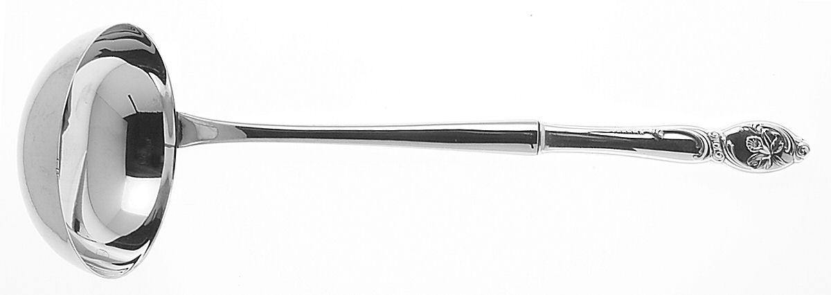 Enchanting Orchid (Sterling, 1950) Soup Ladle with Stainless Bowl by Westmorland Silver-1