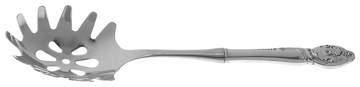 Enchanting Orchid (Sterling, 1950) Pasta Server with Stainless Bowl by Westmorland Silver-1