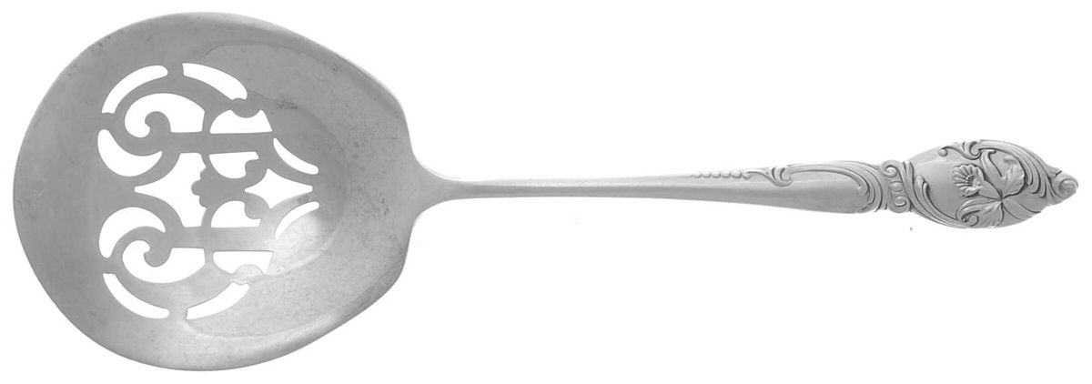 Enchanting Orchid (Sterling, 1950) Tomato Server, Solid Piece by Westmorland Silver-1