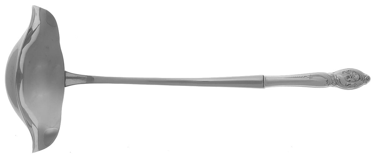 Enchanting Orchid (Sterling, 1950) Punch Ladle with Stainless Bowl by Westmorland Silver-1