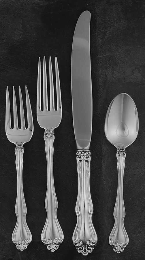 George & Martha Washington (Sterling, 1940) 4 Piece Place Size Setting by Westmorland Silver-1