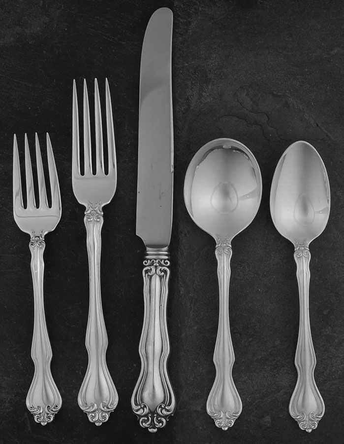 George & Martha Washington (Sterling, 1940) 40 Piece Estate Set by Westmorland Silver-1