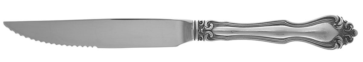 George & Martha Washington (Sterling, 1940) Steak Knife Individual Hollow, Serrate HC by Westmorland Silver-1