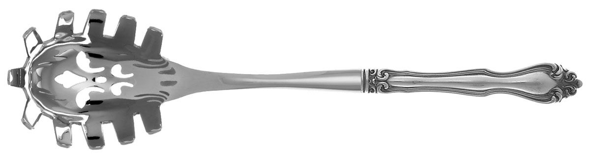 George & Martha Washington (Sterling, 1940) Pasta Server with Stainless Bowl HC by Westmorland Silver-1