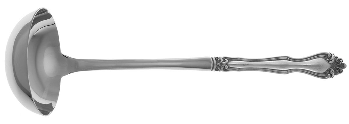 George & Martha Washington (Sterling, 1940) Soup Ladle with Stainless Bowl HC by Westmorland Silver-1