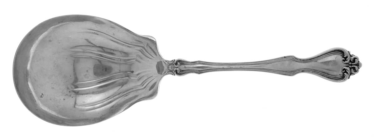 George & Martha Washington (Sterling, 1940) Large Solid Berry/Casserole Spoon by Westmorland Silver-1