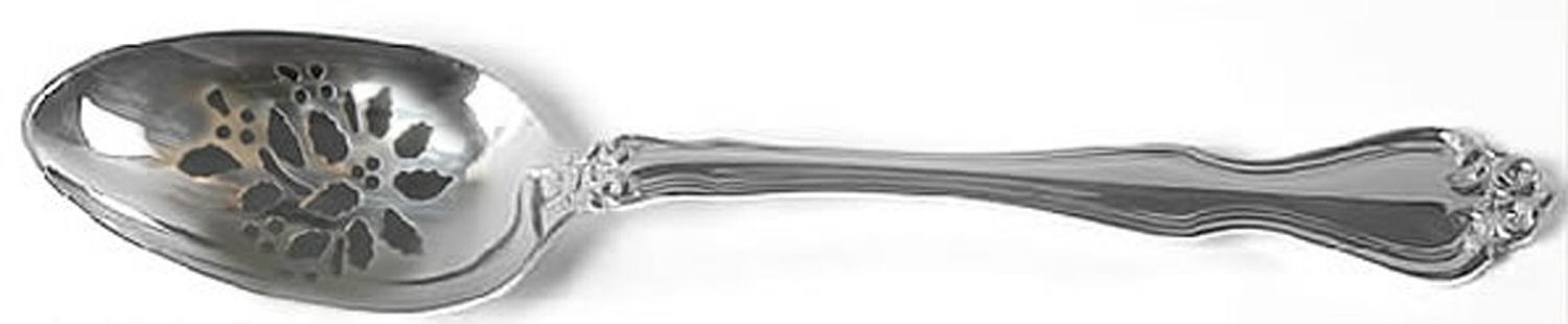 George & Martha Washington (Sterling, 1940) Holiday Tablespoon with Pierced Bowl HC by Westmorland Silver-1