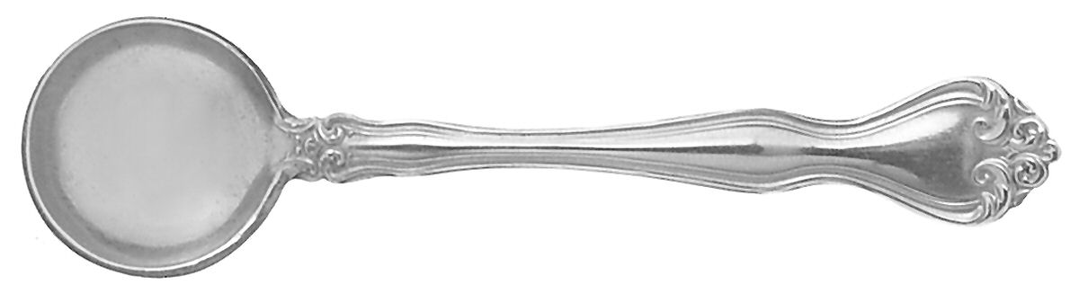 George & Martha Washington (Sterling, 1940) Individual Salt Spoon by Westmorland Silver-1