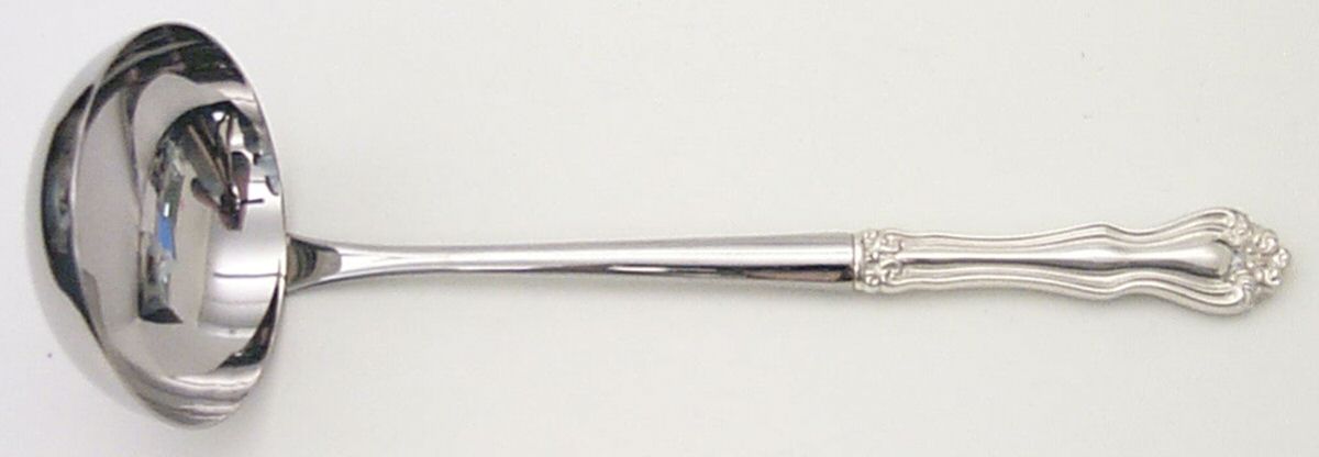 George & Martha Washington (Sterling, 1940) Soup Ladle with Stainless Bowl by Westmorland Silver-1