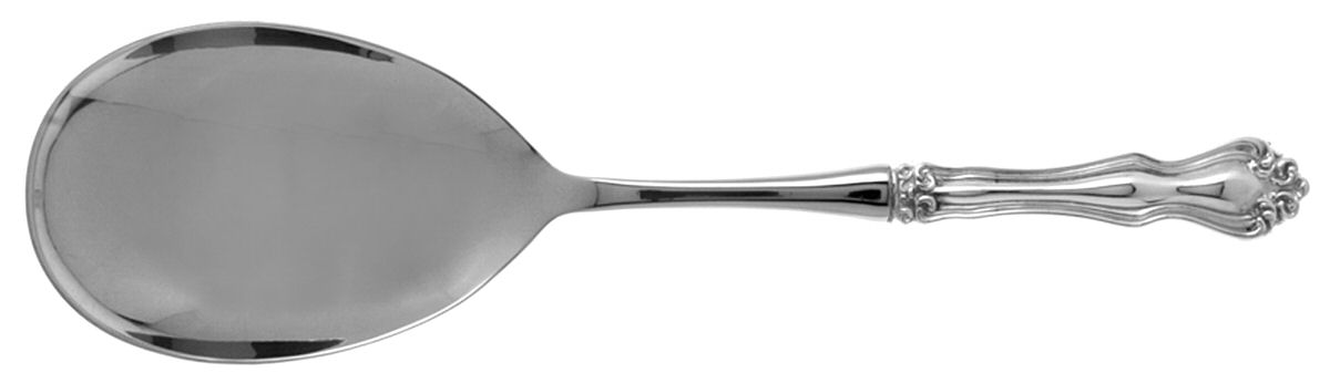 George & Martha Washington (Sterling, 1940) Salad Servng Spoon with Stainless Bowl by Westmorland Silver-1