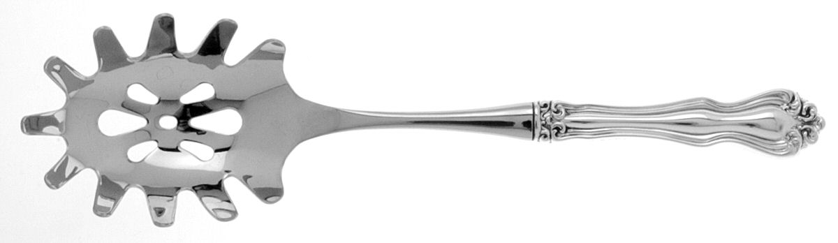 George & Martha Washington (Sterling, 1940) Pasta Server with Stainless Bowl by Westmorland Silver-1