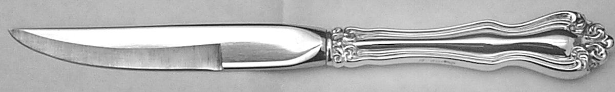 George & Martha Washington (Sterling, 1940) Individual Steak Knife w/Bevel Blade by Westmorland Silver-1