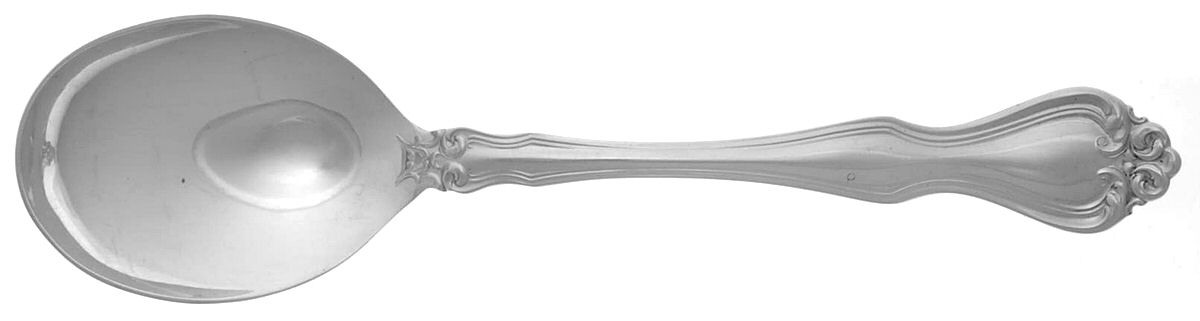 George & Martha Washington (Sterling, 1940) Round Bowl Soup Spoon (Gumbo) by Westmorland Silver-1