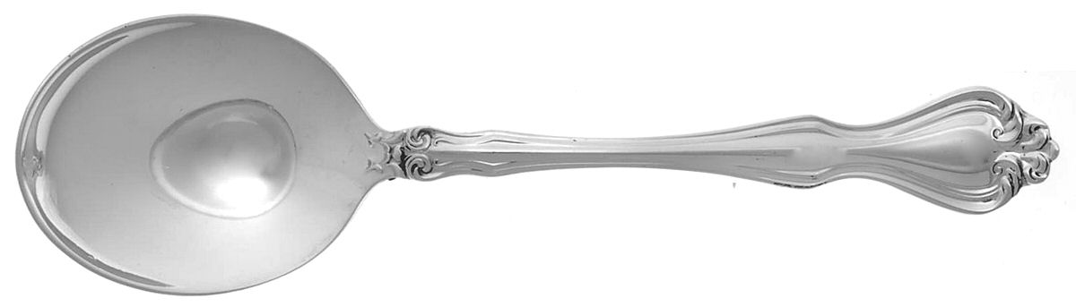 George & Martha Washington (Sterling, 1940) Round Bowl Soup Spoon (Cream Soup) by Westmorland Silver-1