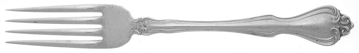 George & Martha Washington (Sterling, 1940) Fork by Westmorland Silver-1