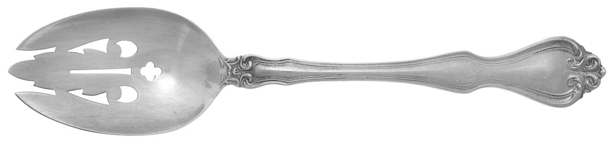 George & Martha Washington (Sterling, 1940) Pierced Tablespoon (Serving Spoon) by Westmorland Silver-1