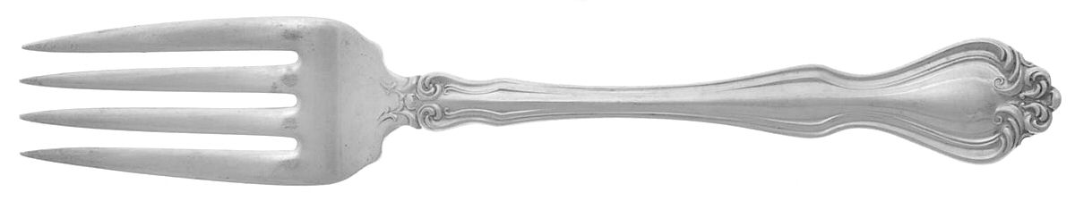 George & Martha Washington (Sterling, 1940) Individual Salad Fork by Westmorland Silver-1