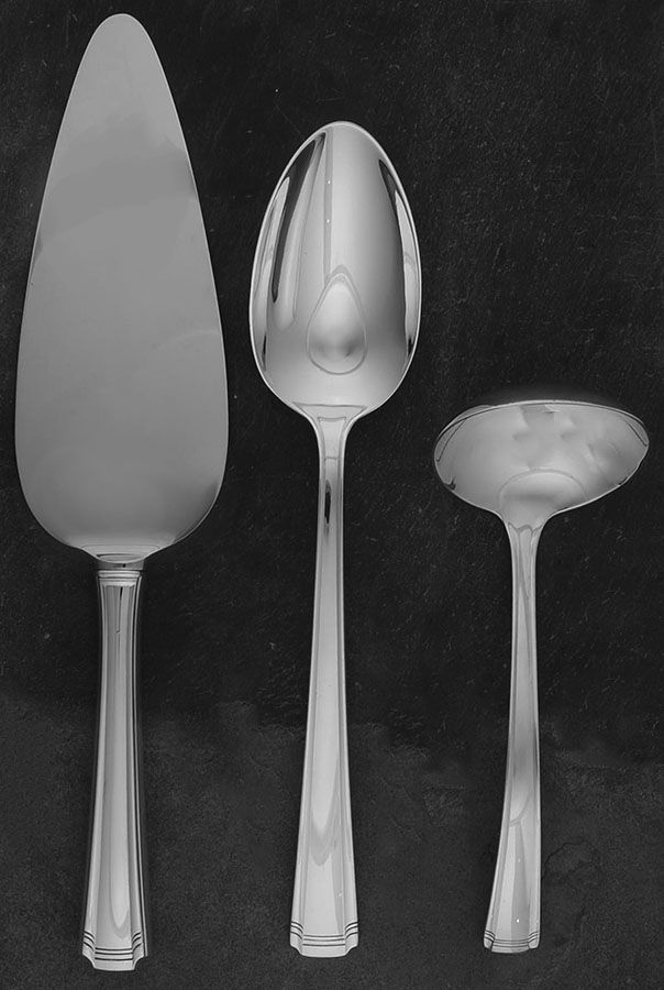 John & Priscilla (Sterling, 1940, No Monos) 3 Piece Completer Set by Westmorland Silver-1