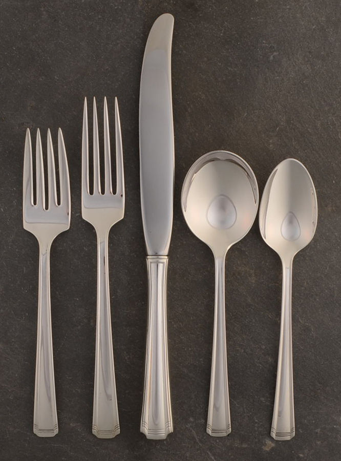 John & Priscilla (Sterling, 1940, No Monos) 5 Piece Place Size Setting by Westmorland Silver-1