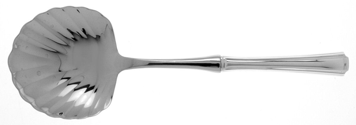 John & Priscilla (Sterling, 1940, No Monos) Casserole Spoon with Stainless Shell Bowl by Westmorland Silver-1