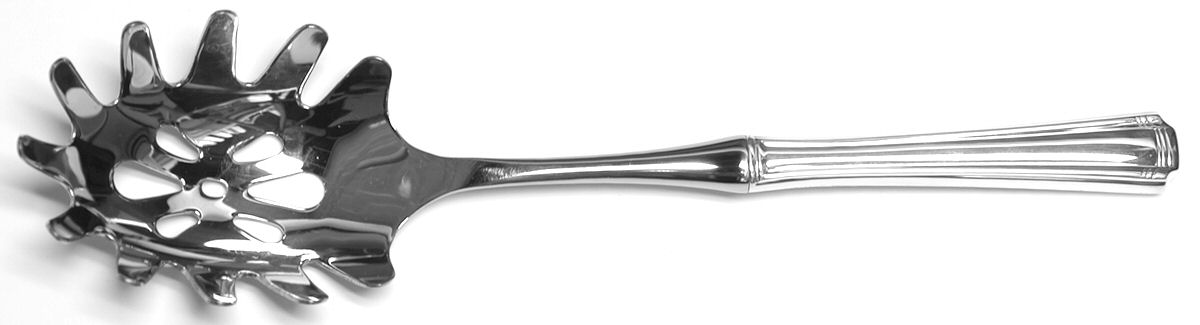 John & Priscilla (Sterling, 1940, No Monos) Pasta Server with Stainless Bowl by Westmorland Silver-1