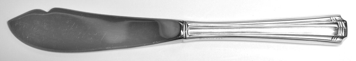 John & Priscilla (Sterling, 1940, No Monos) Hollow Handle Master Butter Knife by Westmorland Silver-1