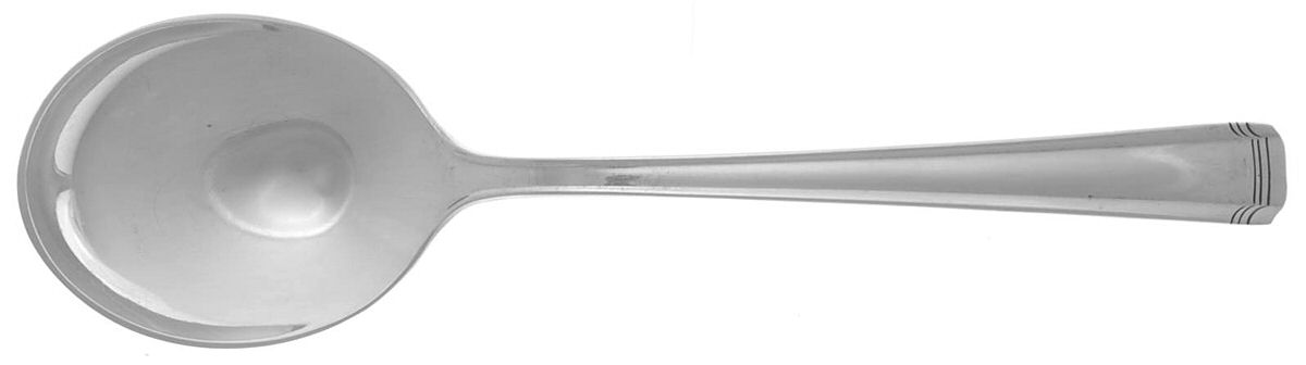 John & Priscilla (Sterling, 1940, No Monos) Round Bowl Soup Spoon (Cream Soup) by Westmorland Silver-1