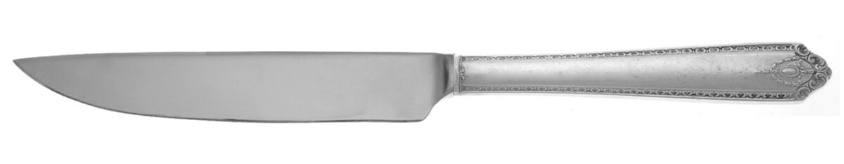 Lady Hilton (Sterling, 1940, No Monograms) Steak Knife Individual Hollow, No Serrate HC by Westmorland Silver-1