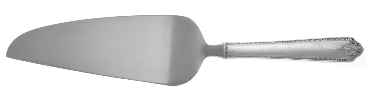 Lady Hilton (Sterling, 1940, No Monograms) Pie and Cake Server with Stainless Blade HC by Westmorland Silver-1